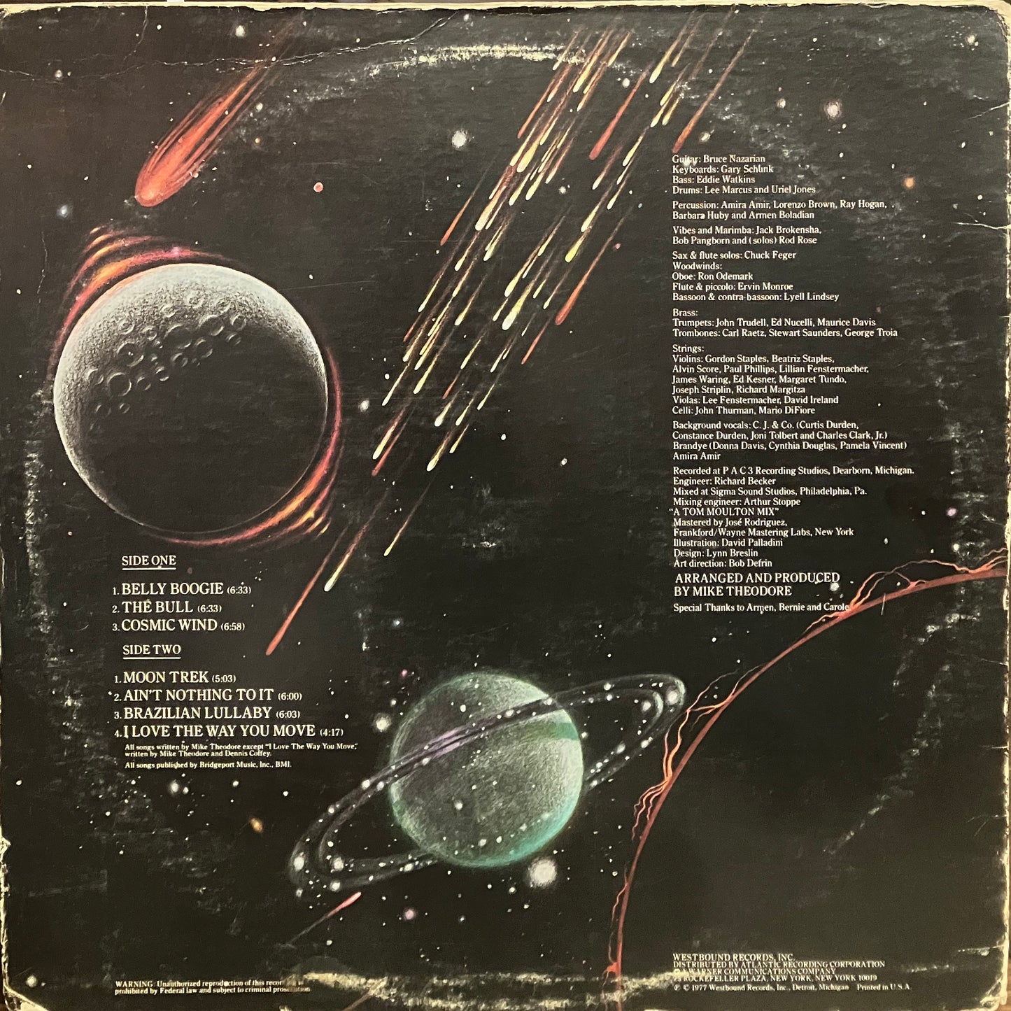 The Mike Theodore Orchestra / Cosmic Wind
