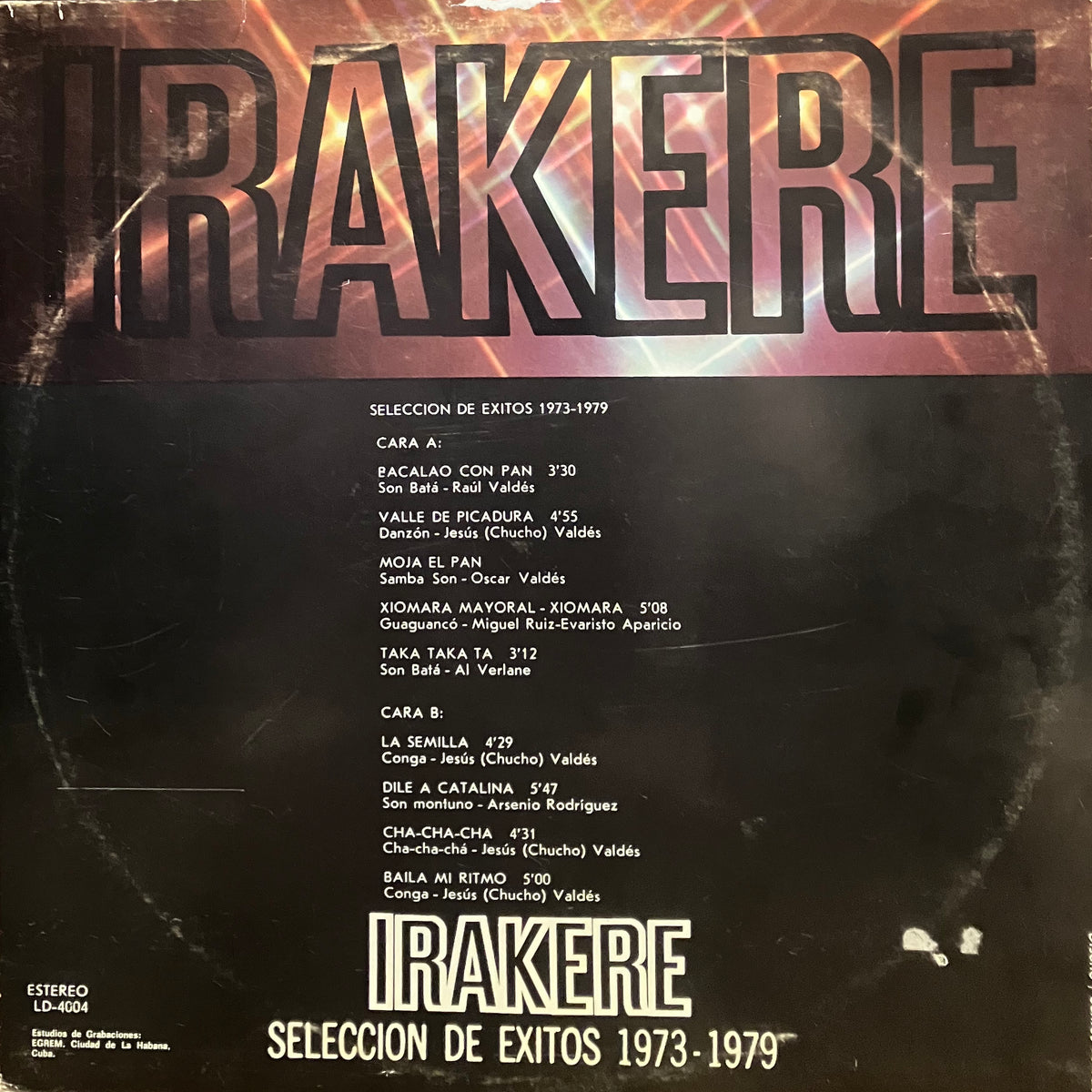 Irakere / Volumen 2 Seleccion De Exitos 1973-1979