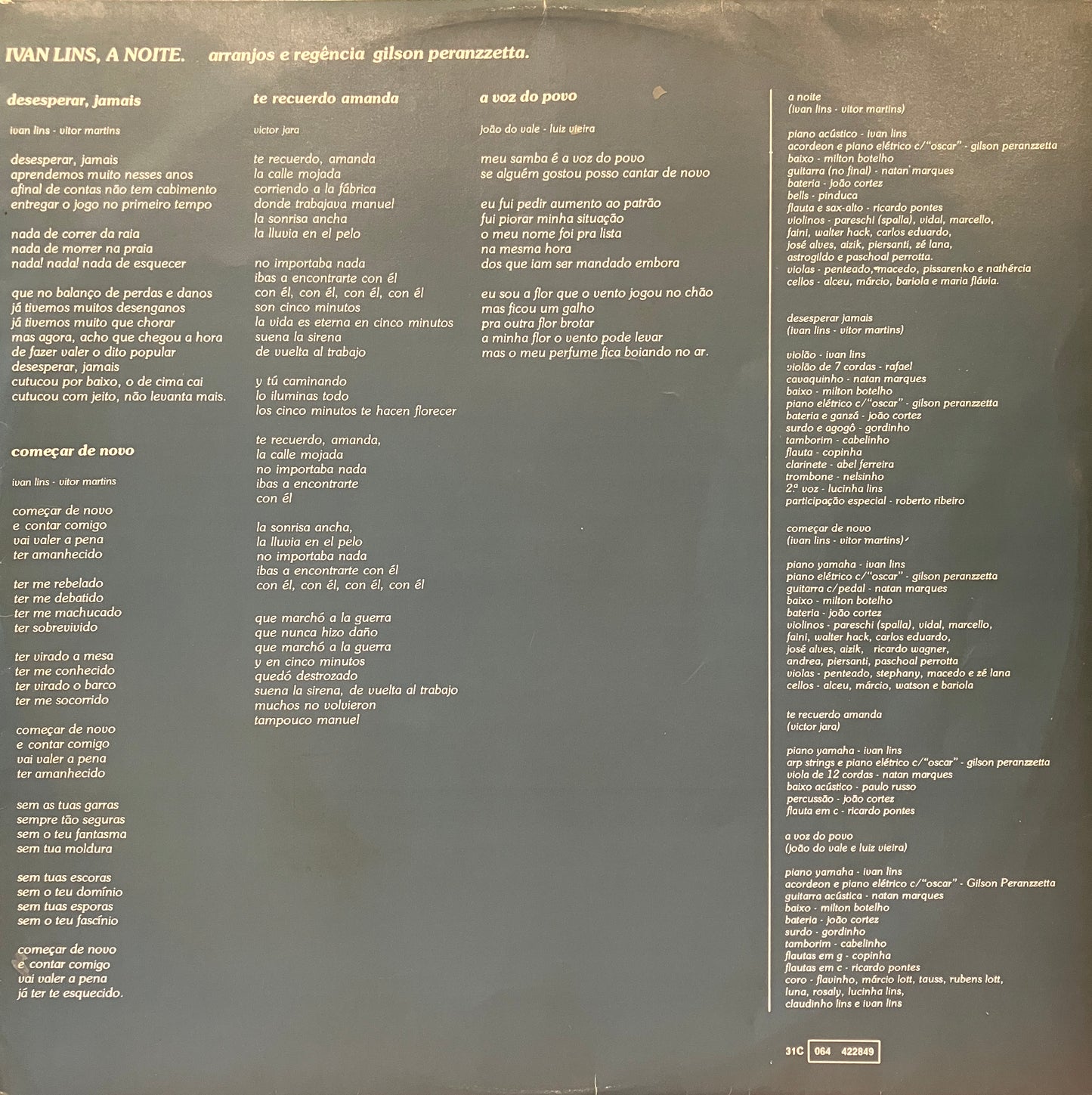 Ivan Lins / A Noite