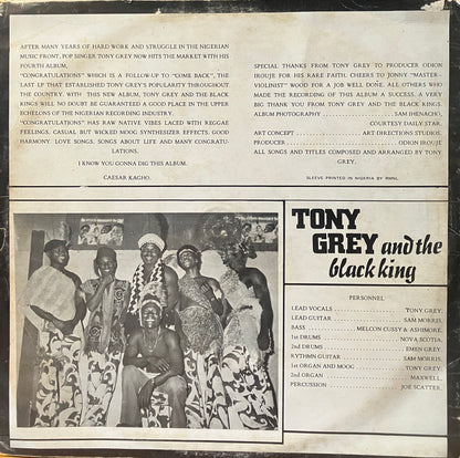 Tony Grey And The Black Kings / Congratulations