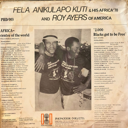 Fela Anikulapo Kuti And Roy Ayers / Music Of Many Colours