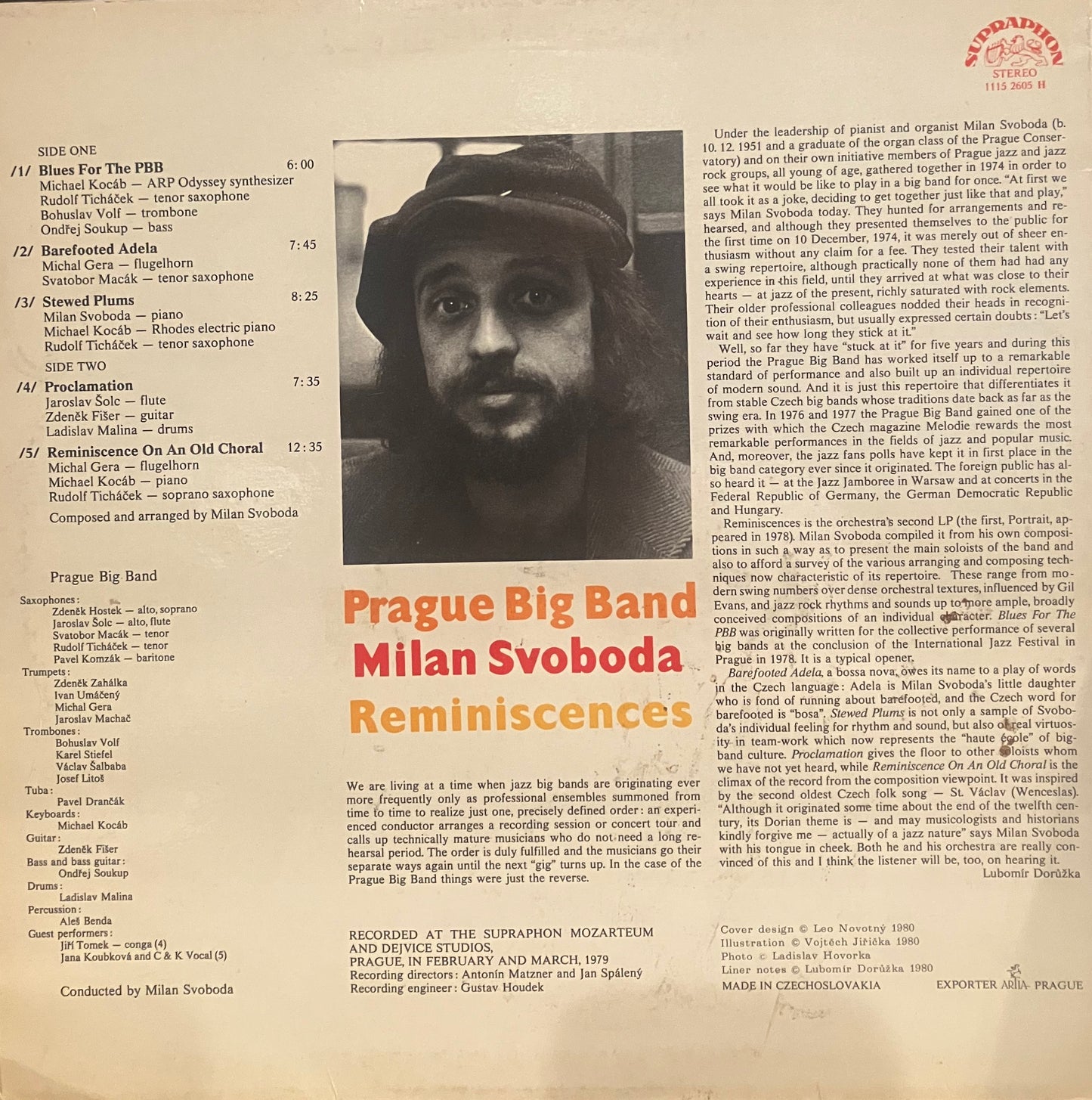 Prague Big Band, Milan Svoboda / Reminiscences