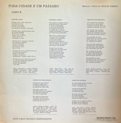 Denise Emmer / Toda Cidade É Um Pássaro
