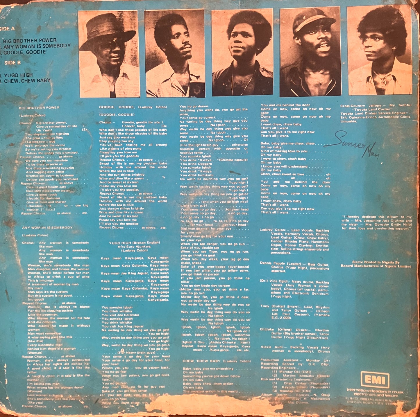 Semi-Colon & Afro-Euro Ajunkwa / Yugo High